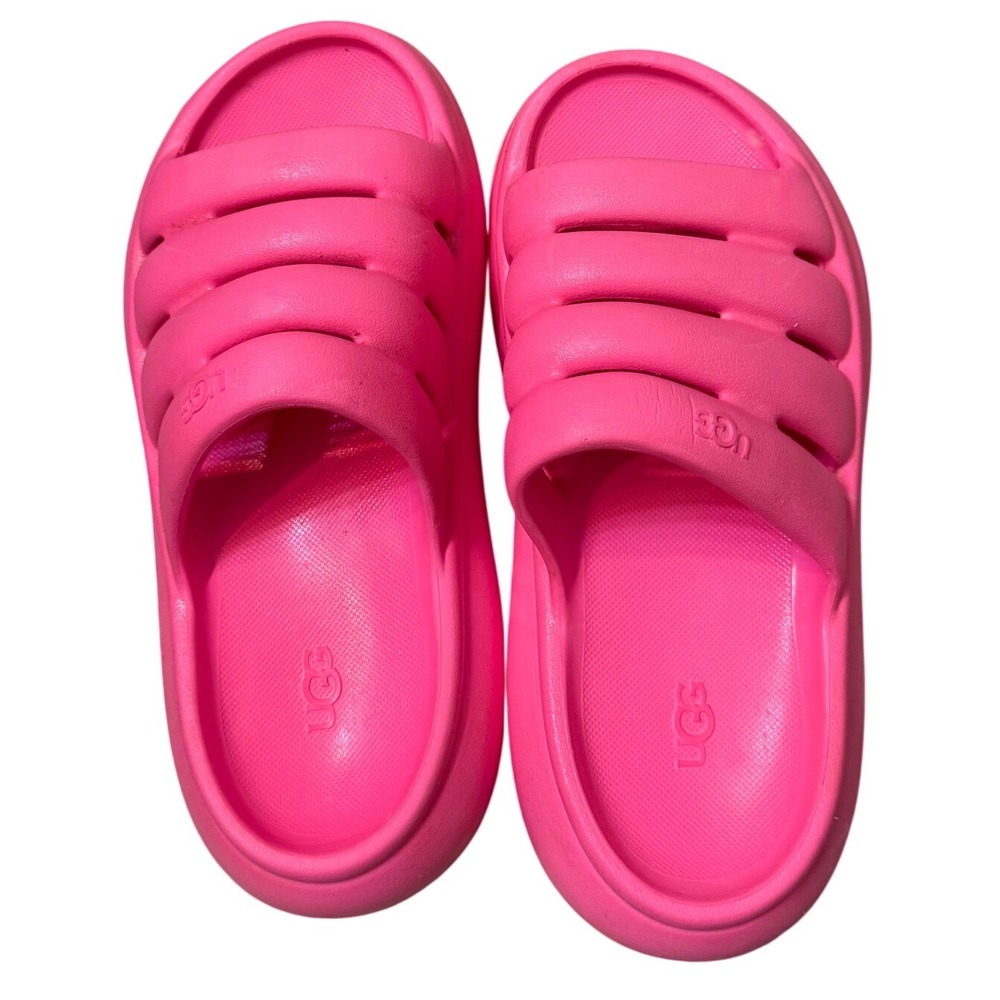 Ugg Sport Yeah Pink Molded EVA Slide Sandals Womens 5 1126811